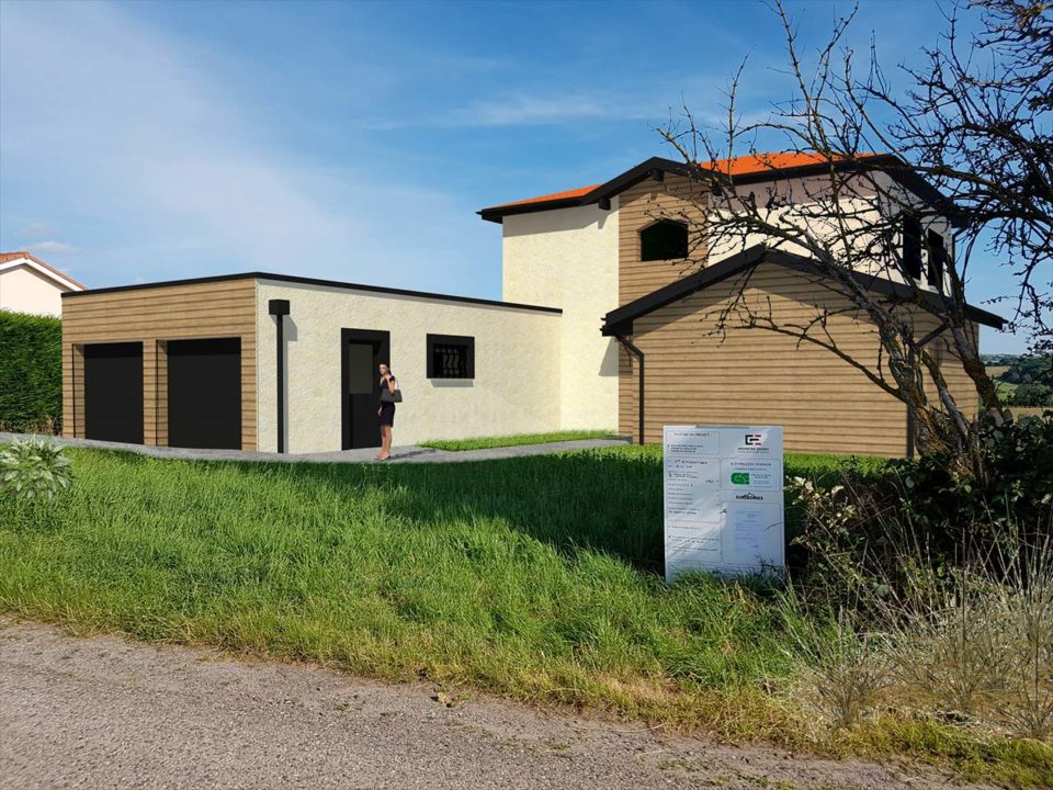 Construction d’une maison d’habitation à Saint-Martin-Lestra (42)